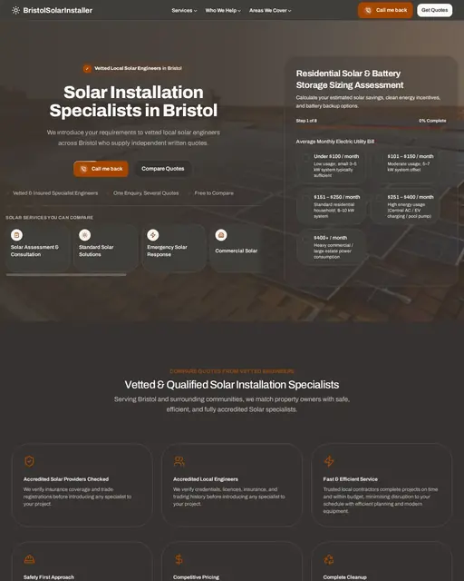 Solar installation · Bristol — bristolsolarinstaller.co.uk